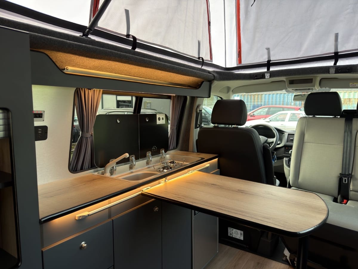 Volkswagen T6 California Küche Aufstelldach AHK Tempomat foto 23