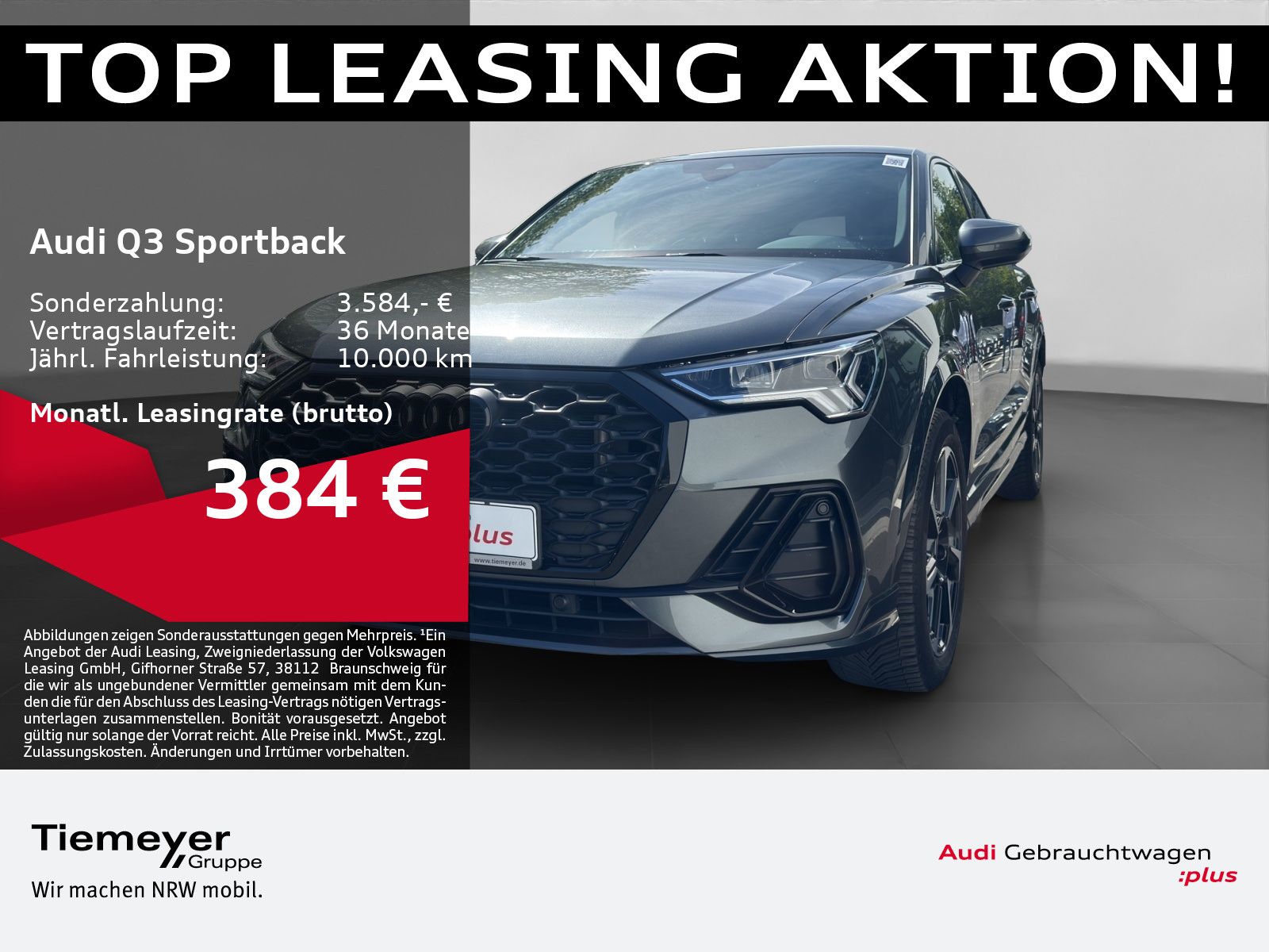 Audi Q3 Sportback 45 TFSIe 2x S LINE LM19 LED KAMERA foto 1