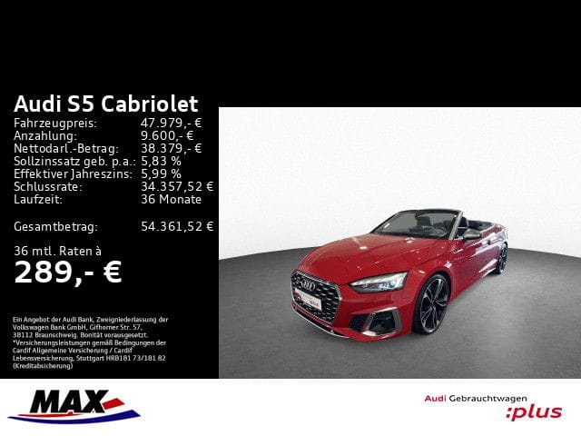Audi S5 Cabriolet TFSI QUATT MATRIX HUD B&O VCP ALU foto 2