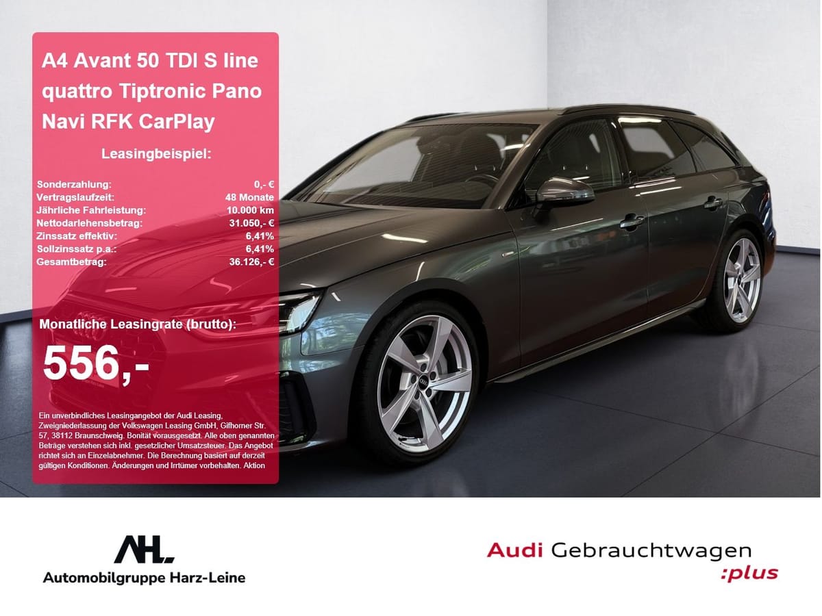 Audi A4 Avant 50 TDI S line quattro Tiptronic Pano Na foto 1