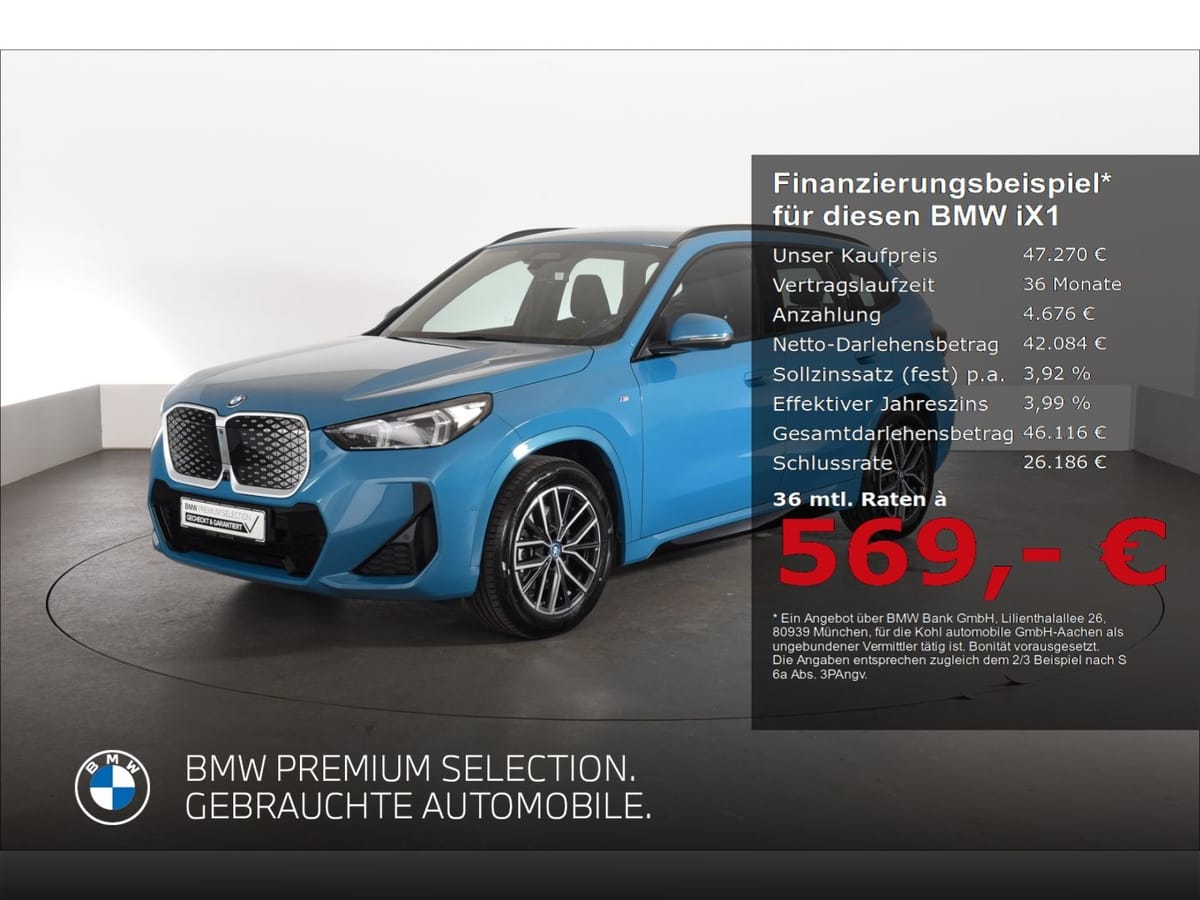 BMW iX1 xDrive 30 M Sport Head Up Display Driving As foto 1