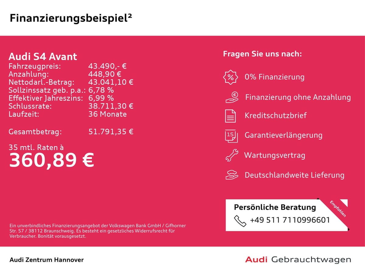 Audi S4 Avant 3.0 TDI quattro Matrix Pano Kamera Navi foto 2