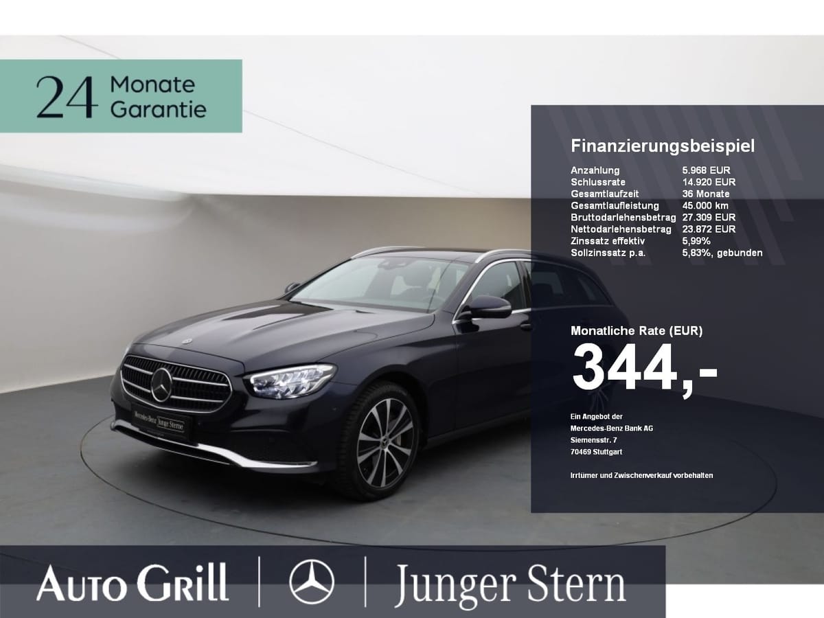 Mercedes-Benz E 300 de T Avantgarde MBUX Burm Ambiente LED AHK