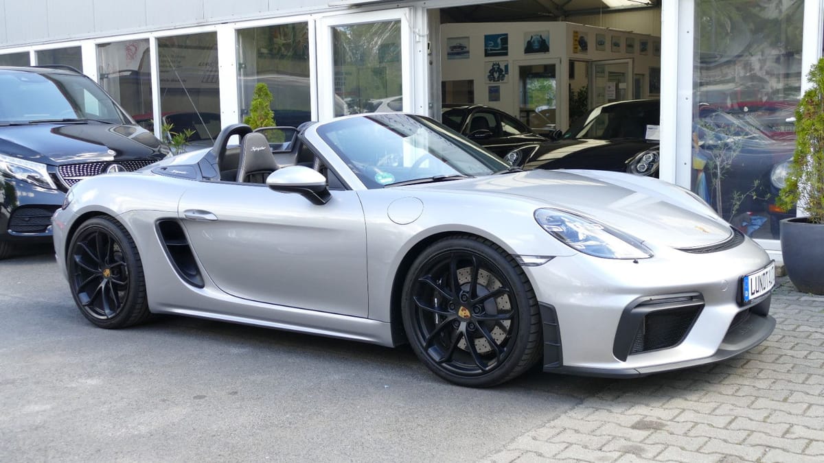 Porsche 718 Boxster Spyder 1.Hand Original nur 14Tkm