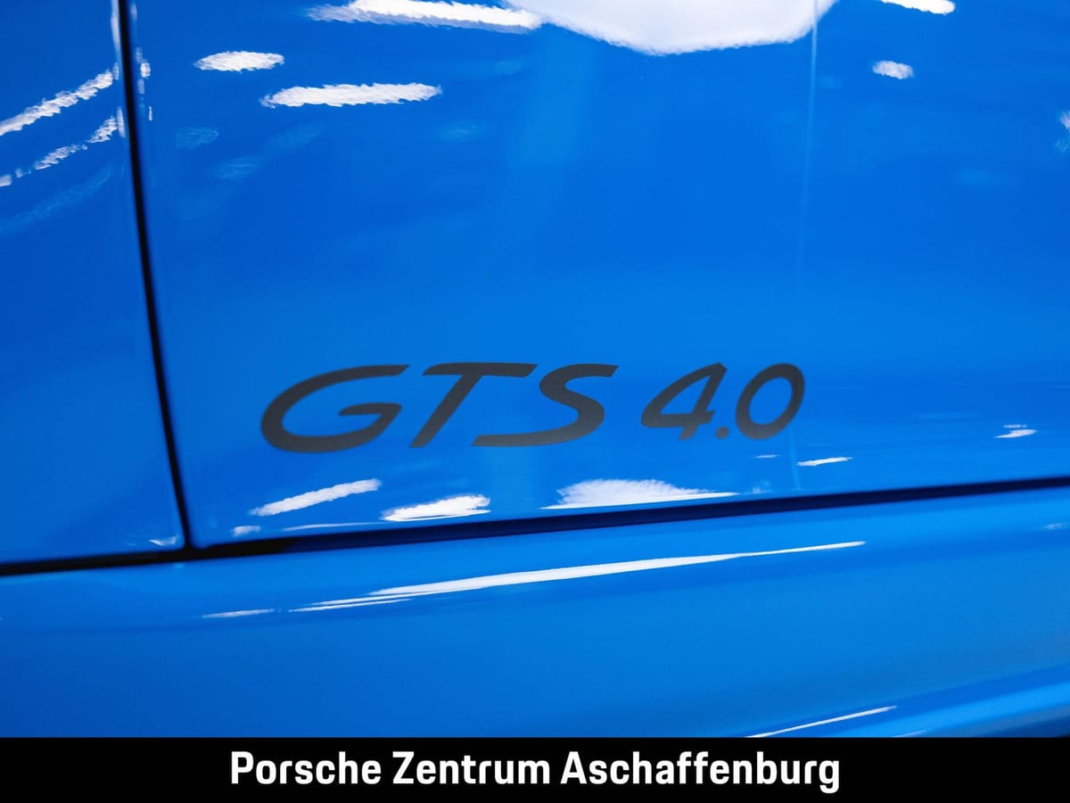 Porsche 718 Cayman GTS 4.0 Sport Design Navi Spurwechsel foto 9