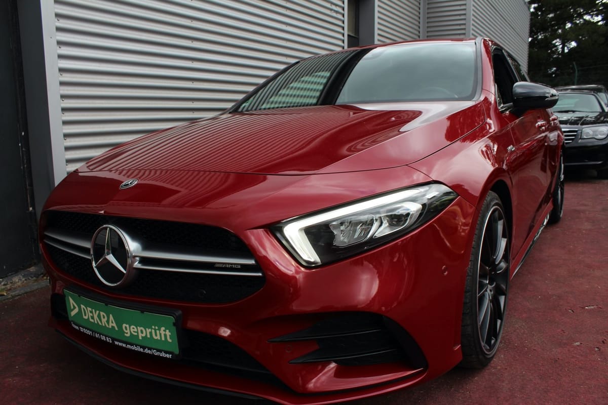 Mercedes-Benz A 35 AMG 4Matic NAVI NIGHT LED LEDER WEISS 2.Hd foto 6