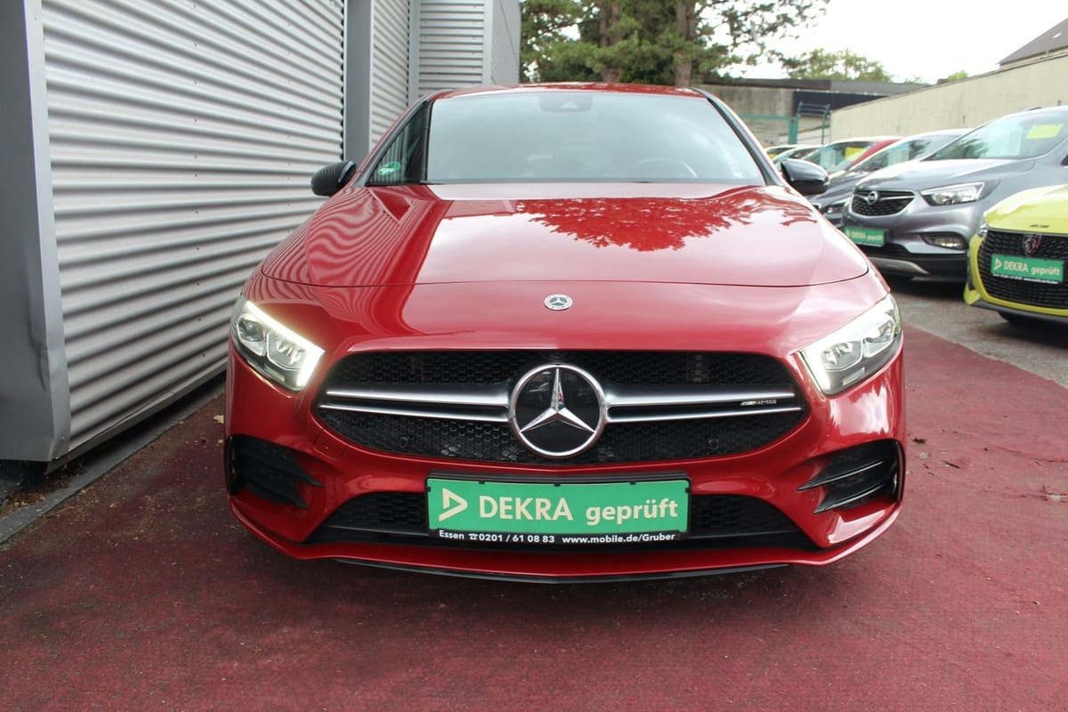 Mercedes-Benz A 35 AMG 4Matic NAVI NIGHT LED LEDER WEISS 2.Hd foto 9
