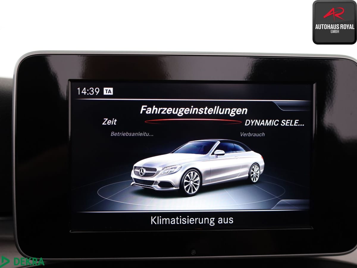 Mercedes-Benz C 220 d Cabrio AMG SPORT DISTRO,KAMERA,PARKASSIS foto 21