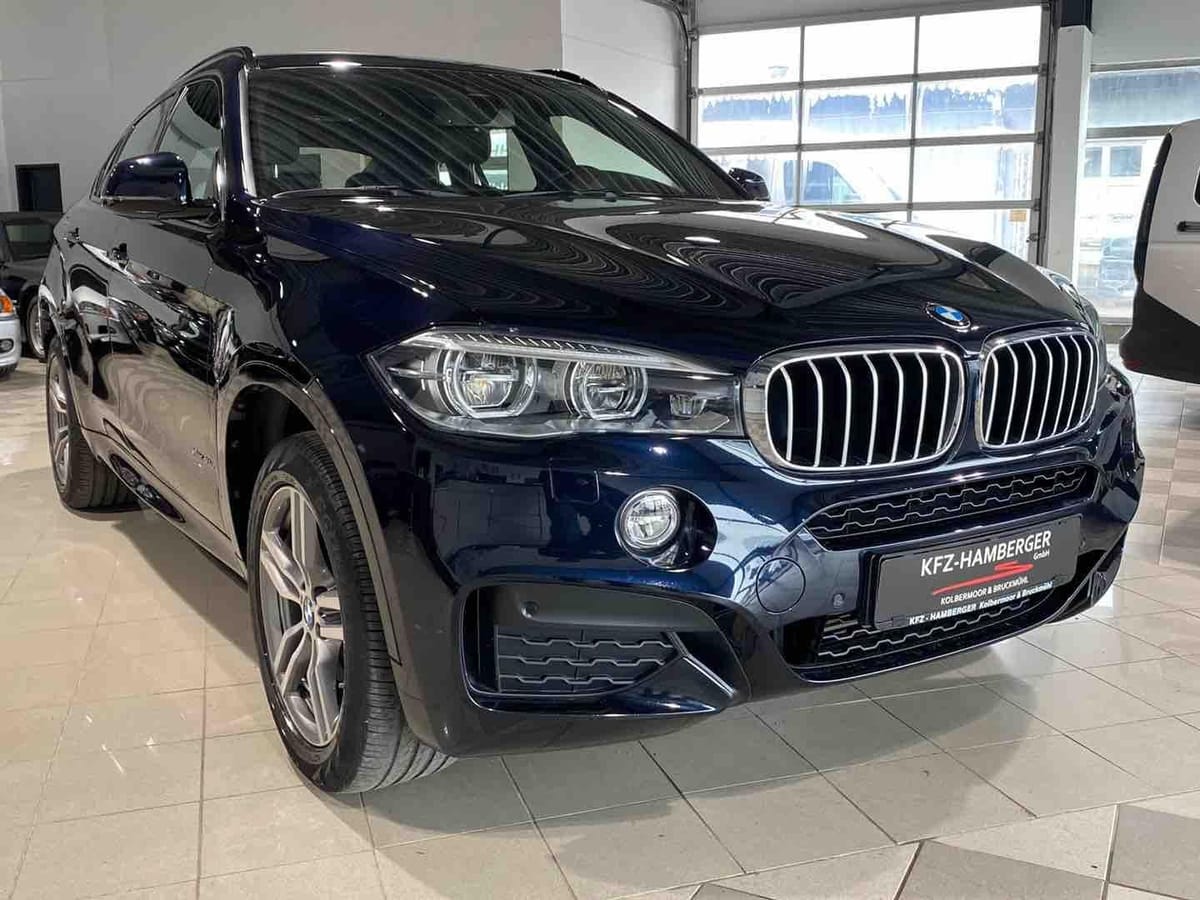 BMW X6 xDRIVE 40D M-SPORT PANO STHZ HuD AHK H&K NAVI foto 4