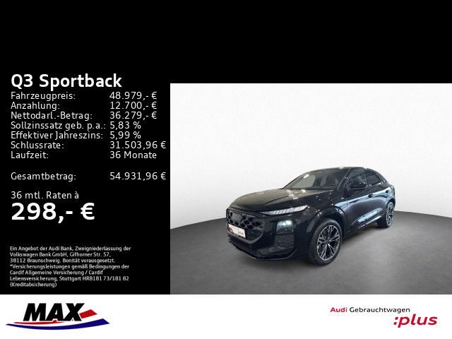 Audi Q3 Sportback 2.0 TDI S LINE LED AHK HUD SONOS LM foto 2
