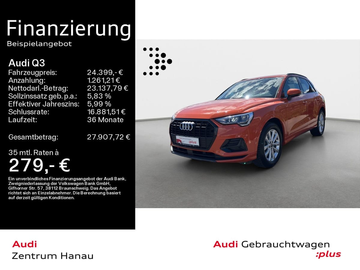 Audi Q3 35 TFSI S tronic ADVANCED NAVI LED VIRTUAL