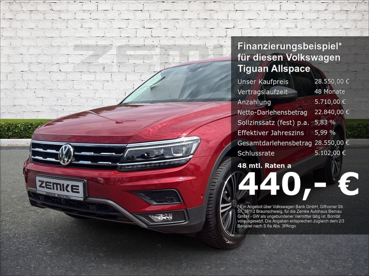 Volkswagen Tiguan Allspace 2.0 TDI DSG 4Motion 2020