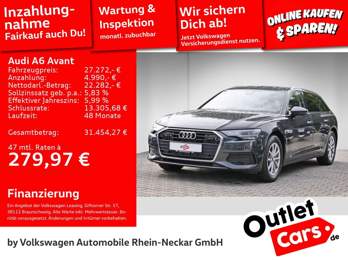 Audi A6 Avant 40 TDI S-tronic LED Kamera Akustik ACC