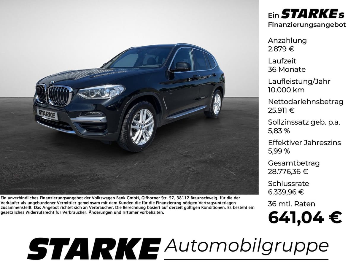 BMW X3 xDrive 20 i Luxury Line Panodach AHK Navi LE