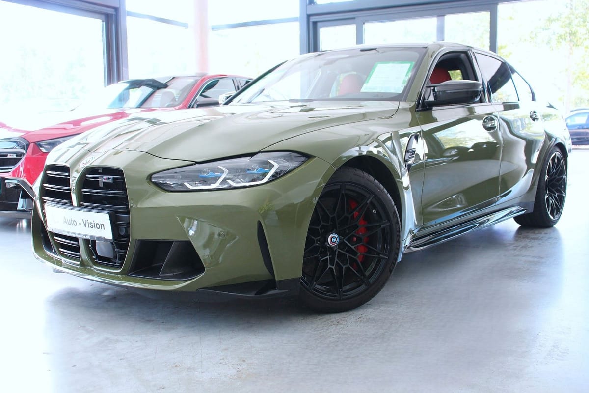 BMW M3 xDrive Competition (G80) Laser Carbon H&K HUD