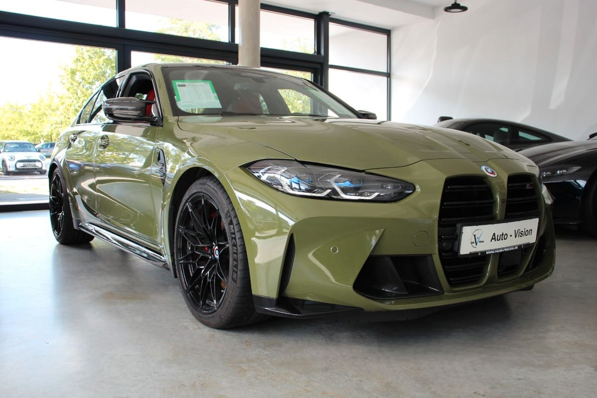 BMW M3 xDrive Competition (G80) Laser Carbon H&K HUD foto 3