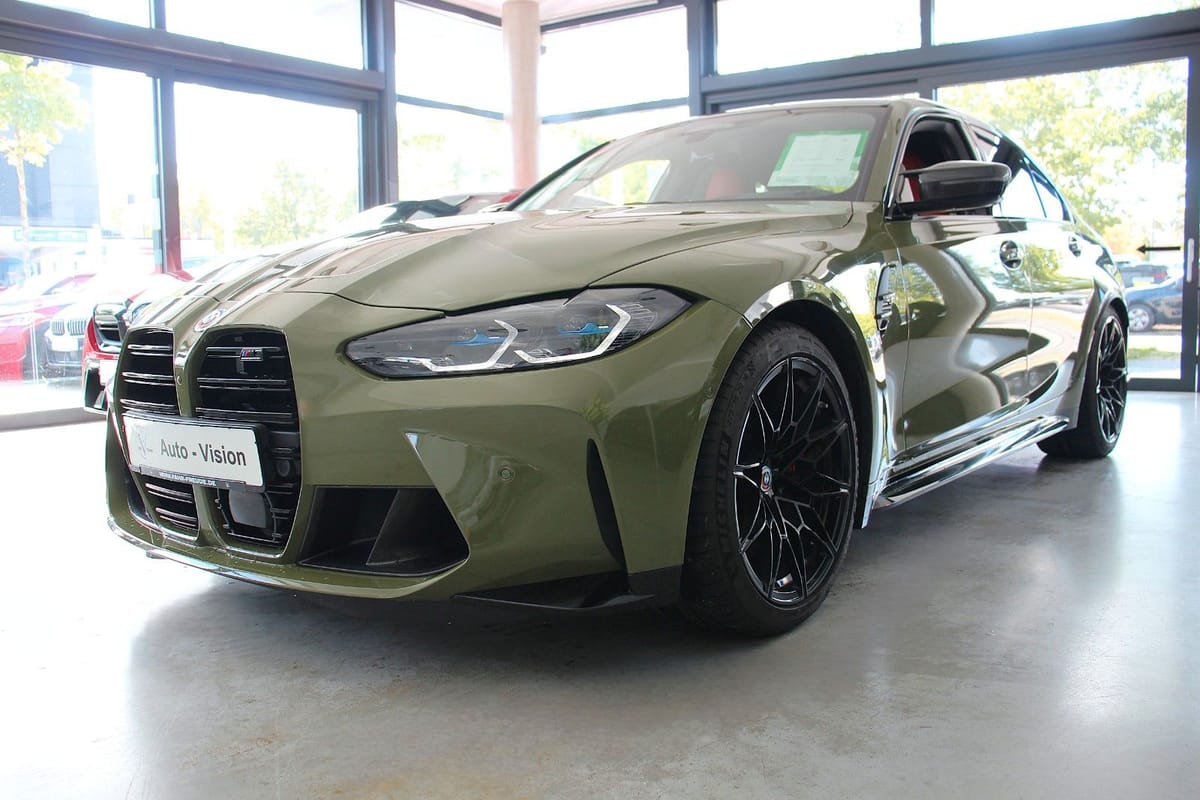 BMW M3 xDrive Competition (G80) Laser Carbon H&K HUD foto 5