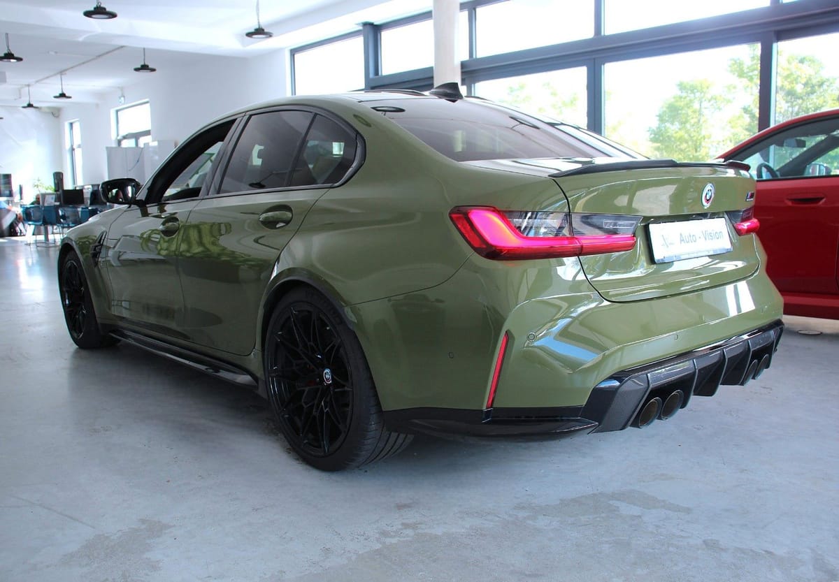BMW M3 xDrive Competition (G80) Laser Carbon H&K HUD foto 6