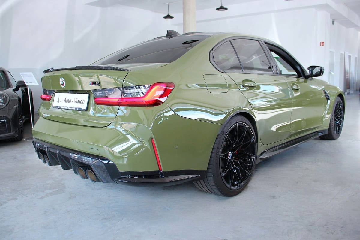 BMW M3 xDrive Competition (G80) Laser Carbon H&K HUD foto 8