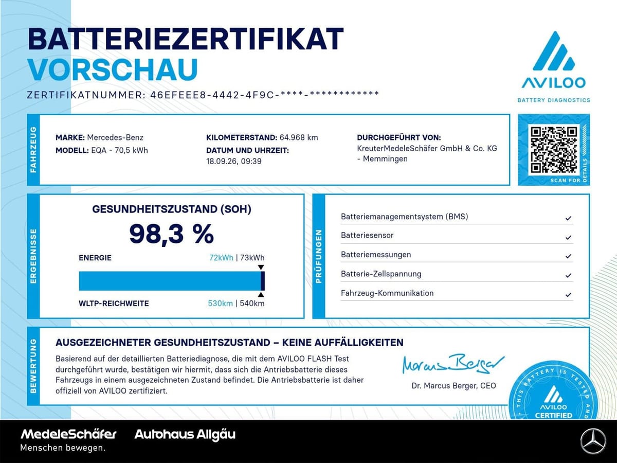 Mercedes-Benz EQA 250+ Progressive Fahr-Assi AHK 360° Memory foto 9
