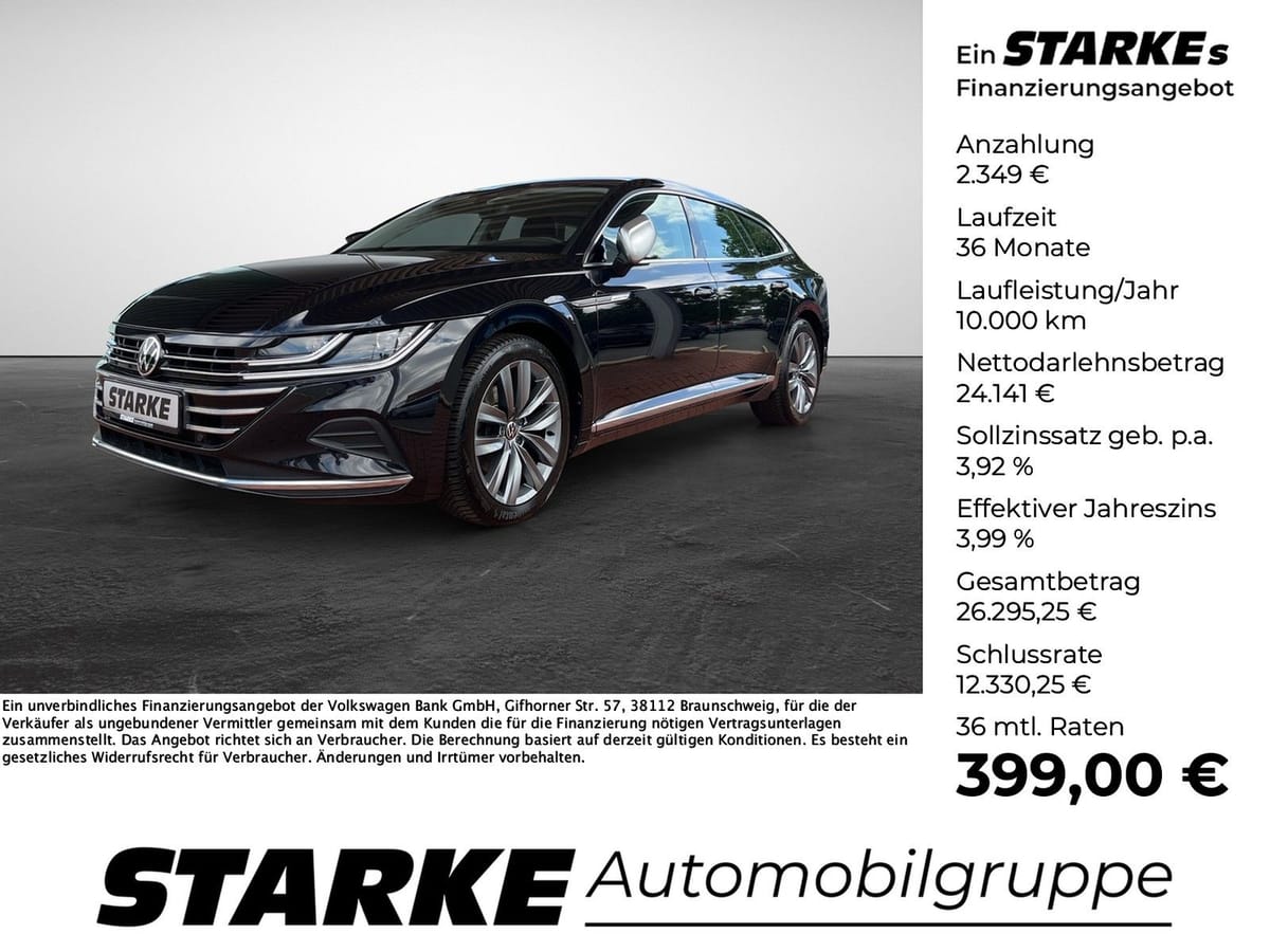 Volkswagen Arteon Shooting Brake 2.0 TSI DSG Elegance AHK