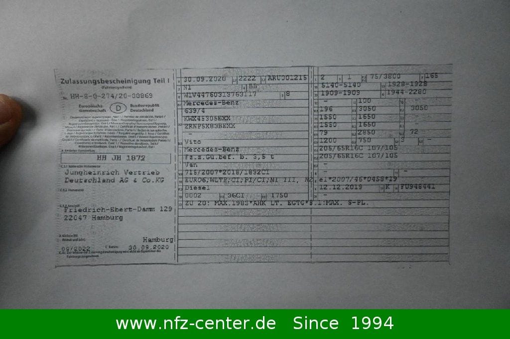 Mercedes-Benz Vito 110/114 CDI FWD KA Lang/KLIMA/JUNGHEINRICH foto 13