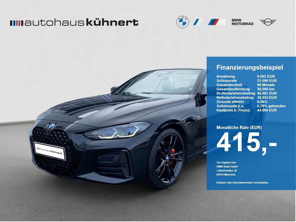BMW M440d xDrive Cabrio //M-Sport PRO Laser ACC StHz