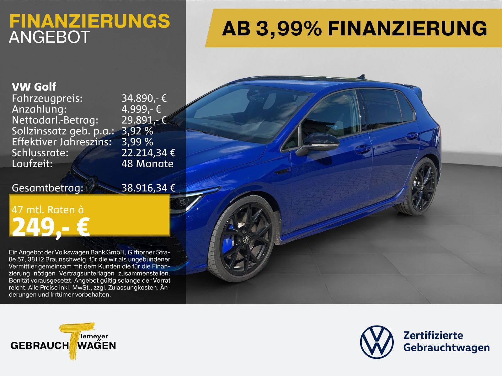Volkswagen Golf 4M R 20 YEARS LM19 LEDER V-MAX MEMORY foto 1