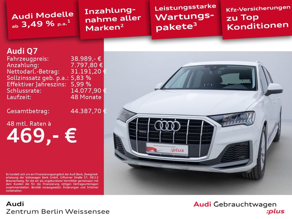Audi Q7 55 TFSI TIP-TRO*QUA*S-LINE*MATRIX*7-SITZ*AHK* foto 2