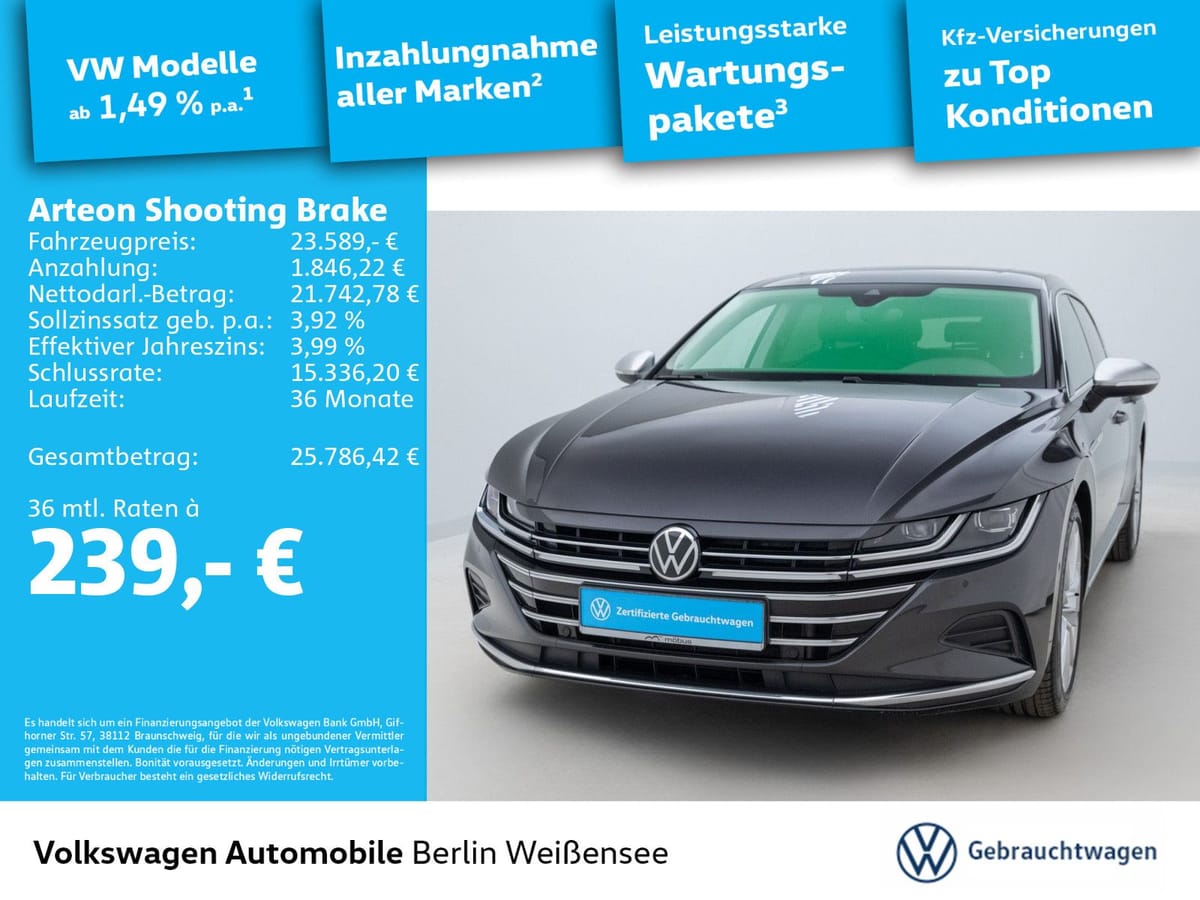 Volkswagen Arteon Shooting Brake 2.0 TDI Elegance DSG PANO foto 2