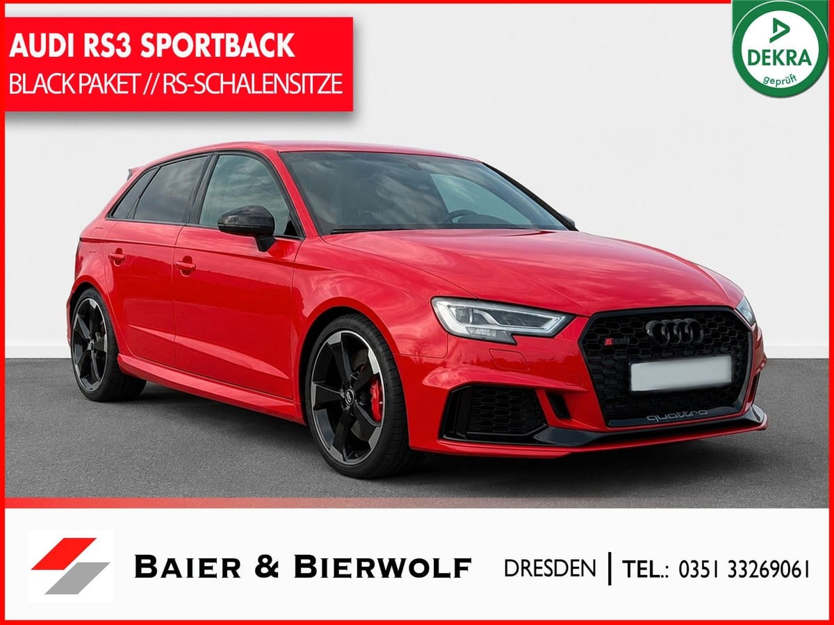 Audi RS3 Sportback 2.5 TFSI quattro BLACK LED B&O