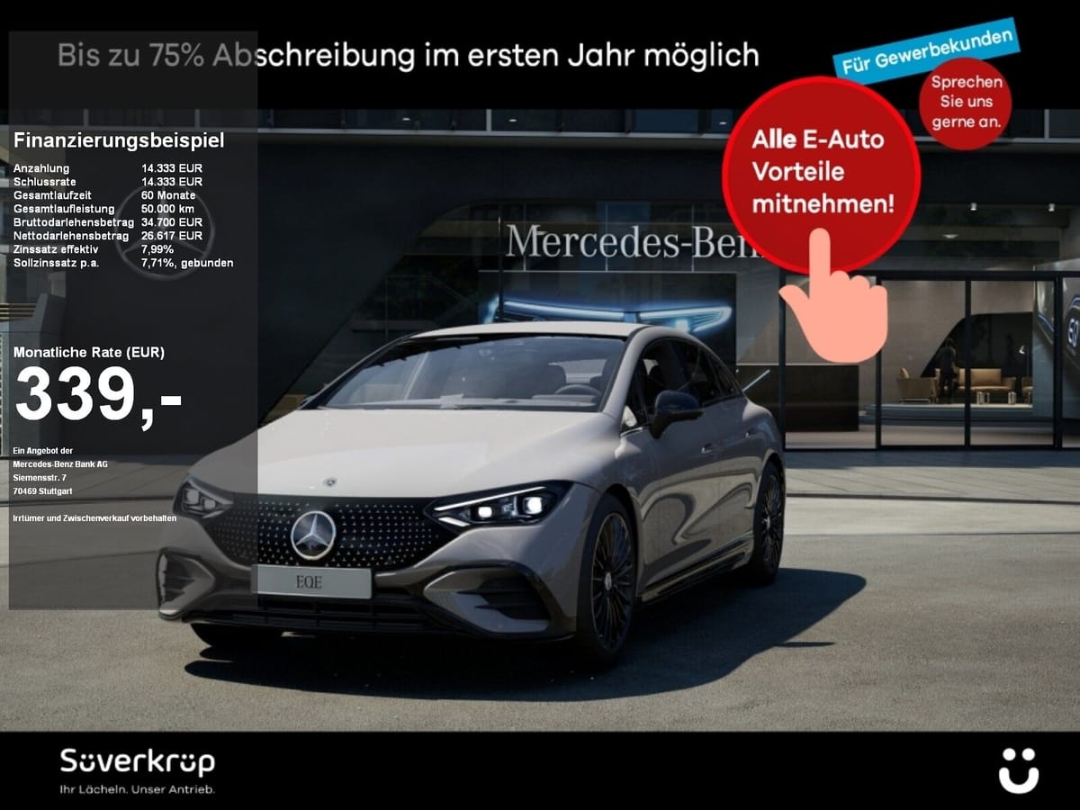 Mercedes-Benz EQE 350 AMG BURM NIGHT PREMIUM MEMO 360 AHK SPUR