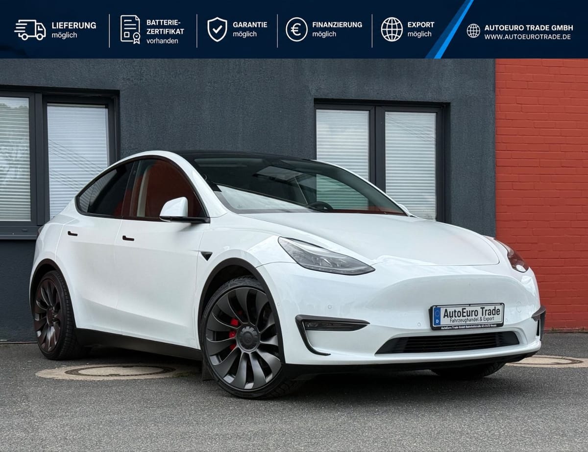 Tesla Model Y Performance Dual AWD SOH 91,4% NEU TÜV foto 2