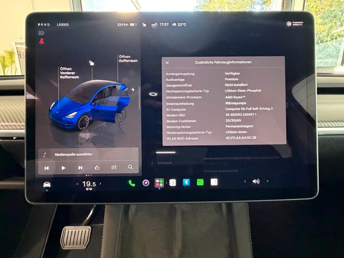 Tesla Model Y RWD Premium Matrix Autopilot AHK 20 Zoll foto 17