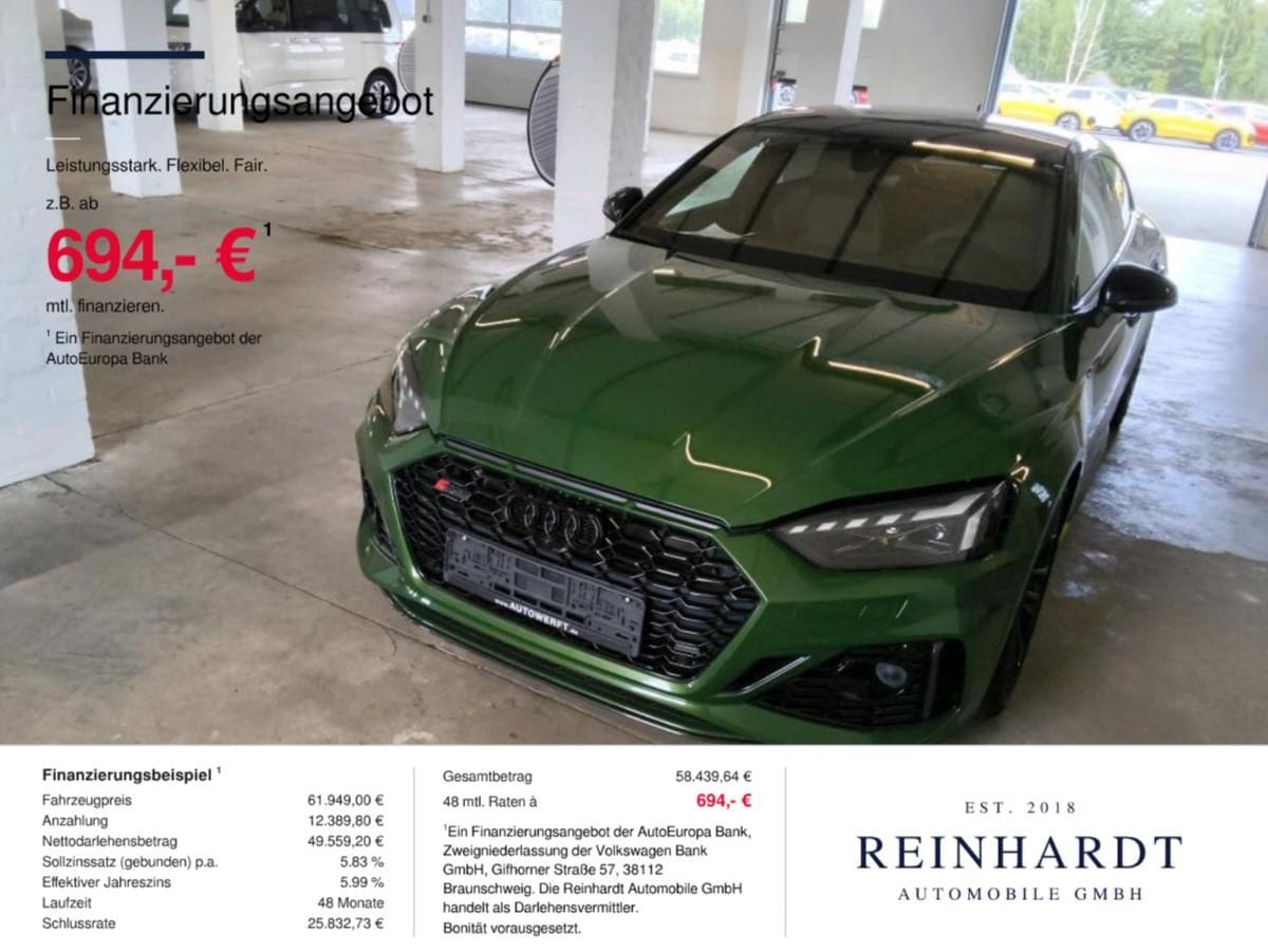 Audi RS5 SPORTBACK BLACK ACC/HuD/PANO/RS-SITZE/RS-AGA