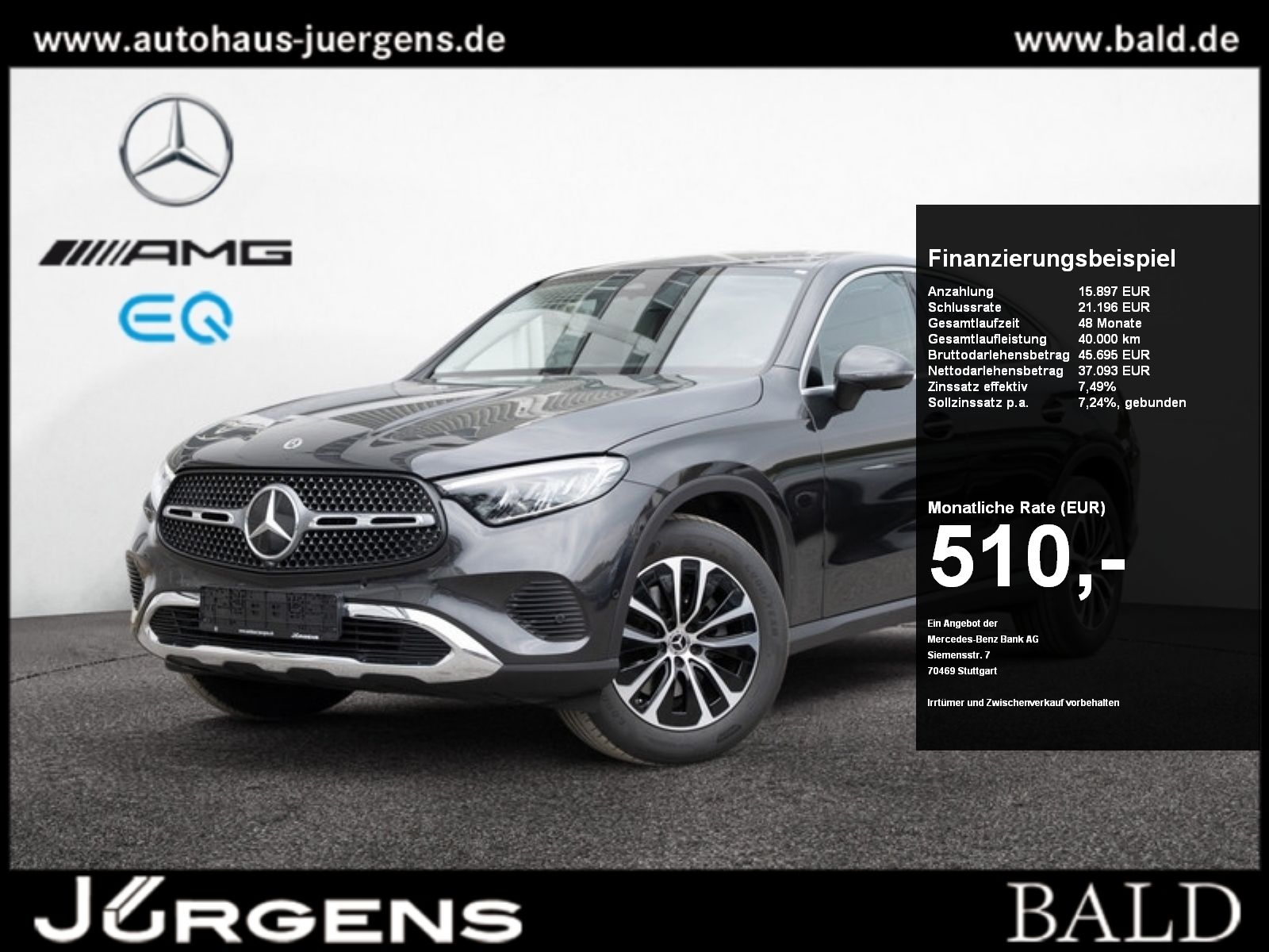 Mercedes-Benz GLC 220 d 4M Coupé Avantgarde/LED/Cam/Memo/Totw