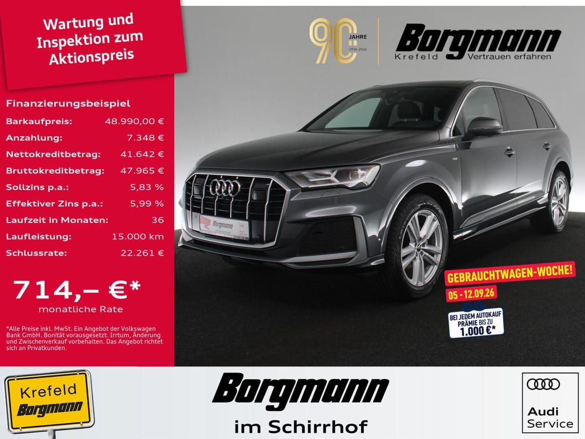 Audi Q7 50 TDI quattro S line AHK PANO LED B&O ACC