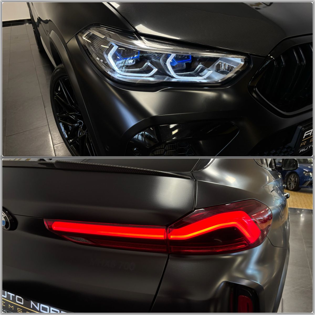 BMW X6 M Competition Carbon SKY FROZEN Laser B&W foto 4