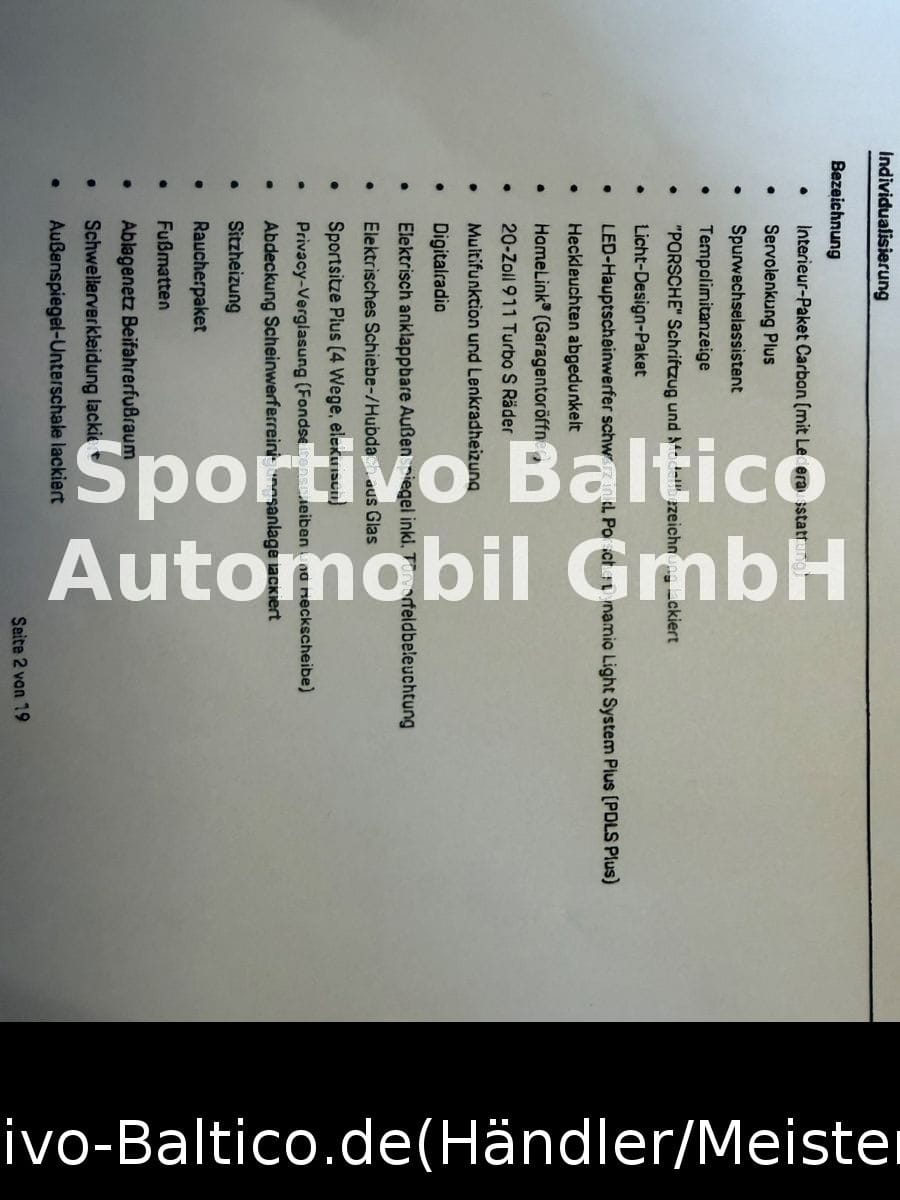 Porsche 991.2 TURBO. Approved 03/27. Wartung PZ neu. foto 18