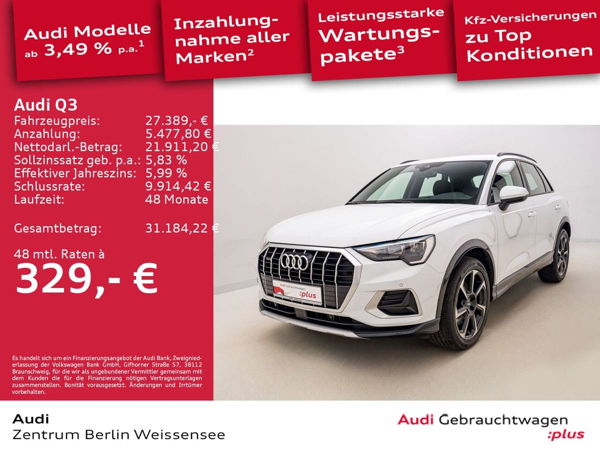 Audi Q3 45 TFSI S-TRO QUA LED AHK NAVI APP LEDER ACC foto 2