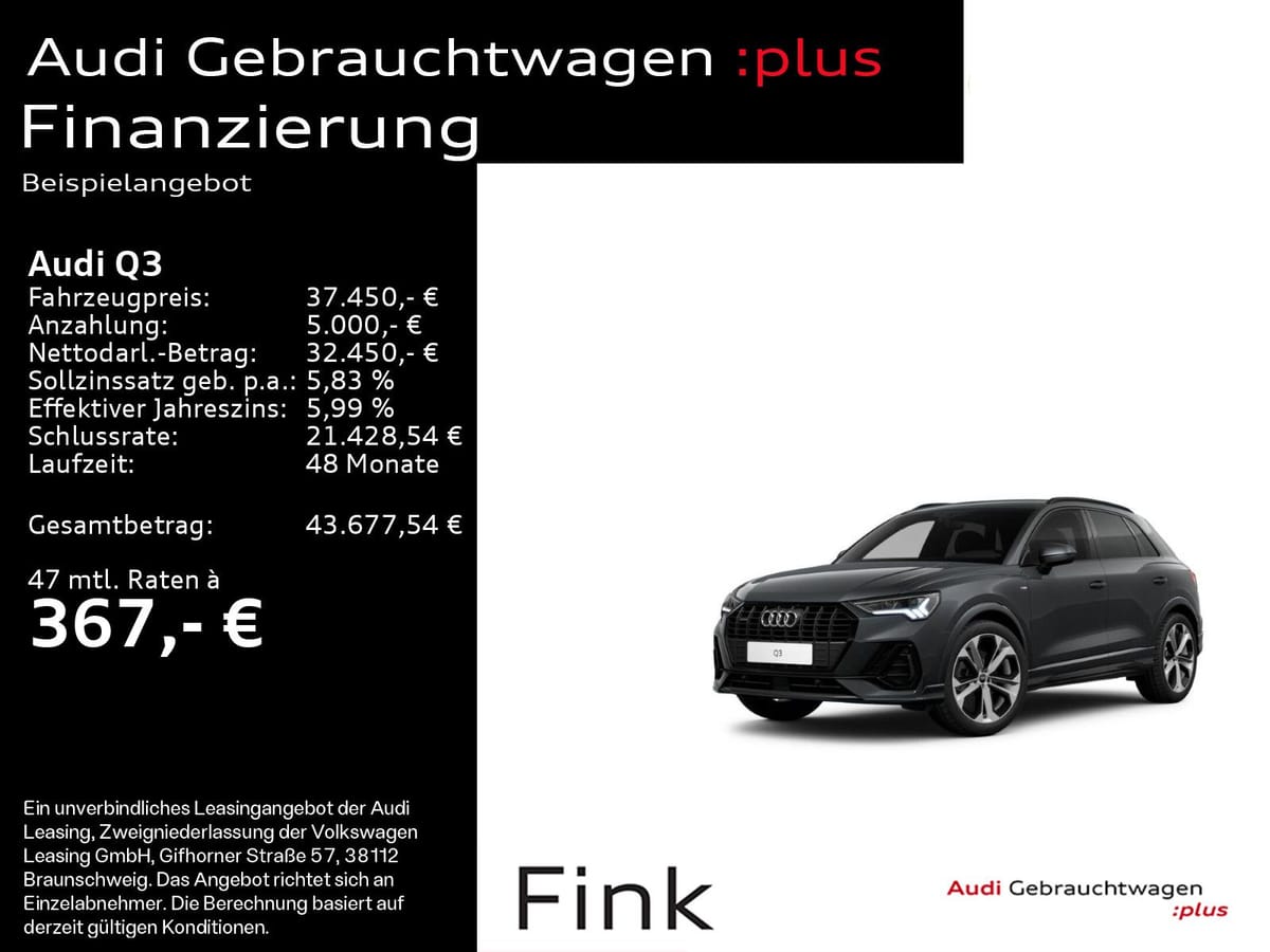 Audi Q3 40 TFSI quattro S line Matrix LED Kamera Navi