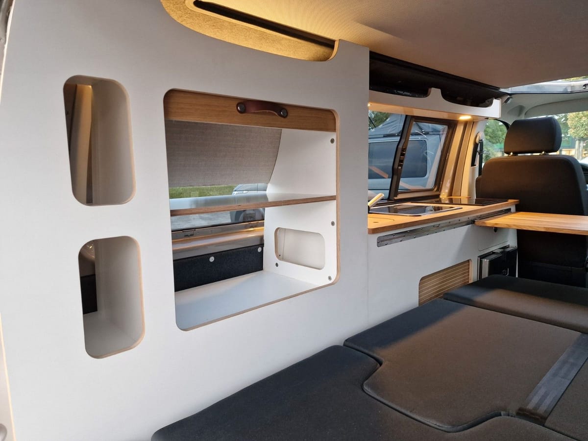 Volkswagen T6 wie CALIFORNIA WOMO AUSBAU KÜCHE BETT DUSCHE foto 11