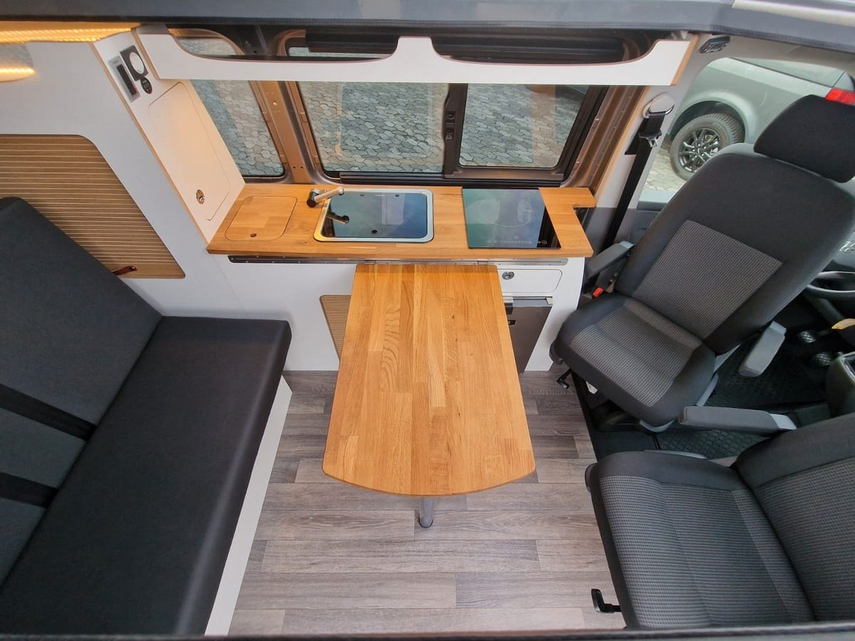 Volkswagen T6 wie CALIFORNIA WOMO AUSBAU KÜCHE BETT DUSCHE foto 14