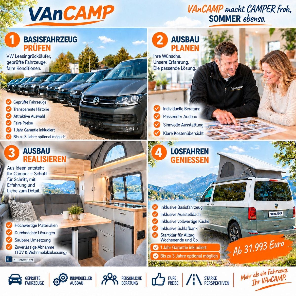 Volkswagen T6 wie CALIFORNIA WOMO AUSBAU KÜCHE BETT DUSCHE foto 23