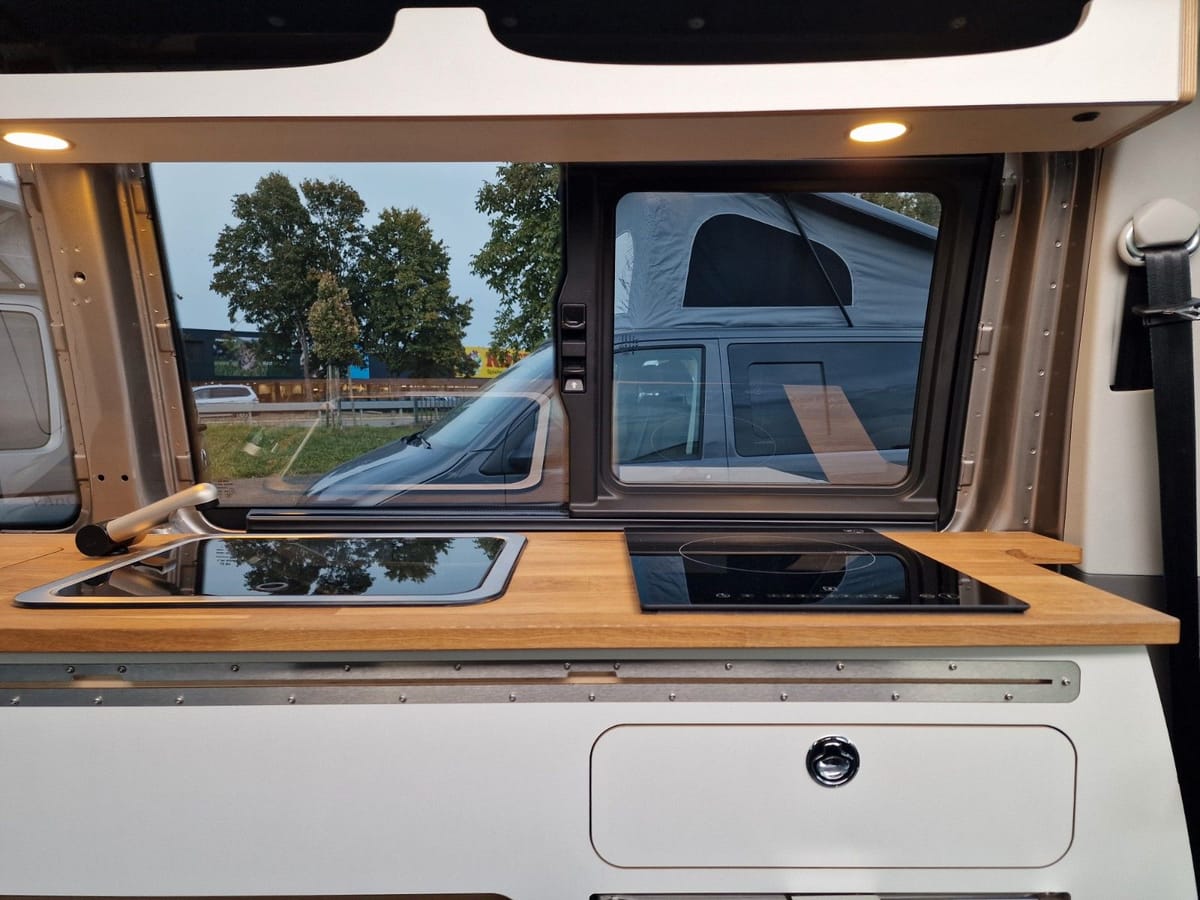 Volkswagen T6 wie CALIFORNIA WOMO AUSBAU KÜCHE BETT DUSCHE foto 9