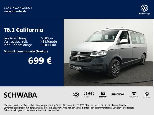 Volkswagen T6.1 California 2.0 TDI DSG Beach Stdhz AHK Navi foto 2