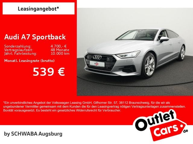Audi A7 Sportback 50 TFSIe quattro *NAVI*LED*ab 399€ foto 2