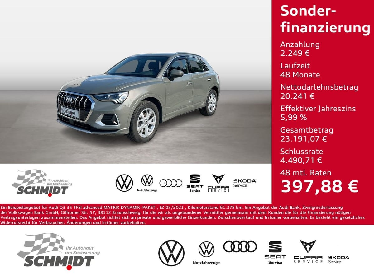 Audi Q3 35 TFSI advanced MATRIX DYNAMIK-PAKET foto 2