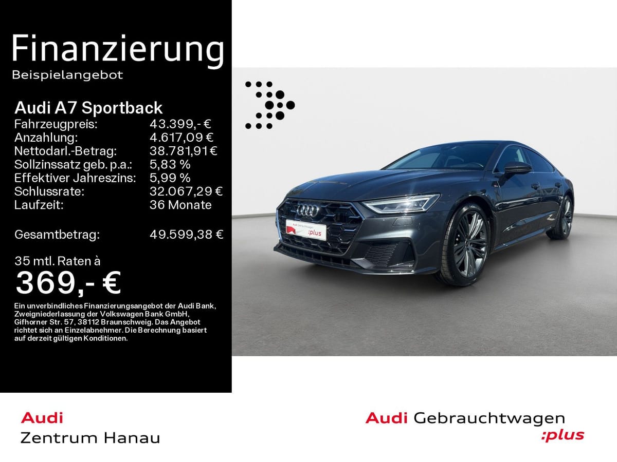 Audi A7 Sportback 45 TFSI QUATT S LINE *PANO*NAV*HUD*
