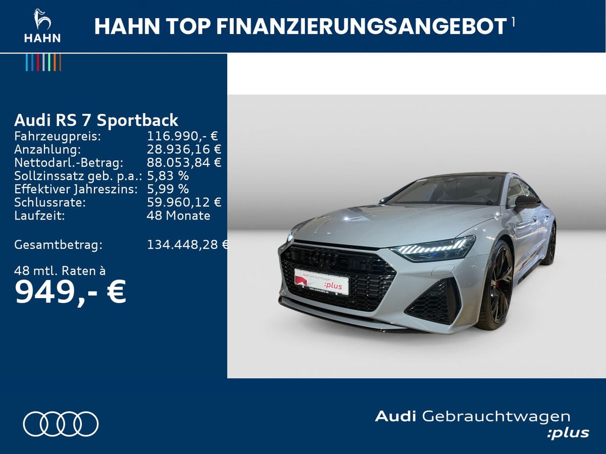 Audi RS7 Sportback 4.0TFSI qu performance B&O Pano foto 2